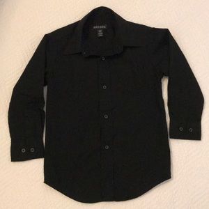 GEORGE BOYS XS (4-5) BLACK DRESS SHIRT